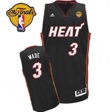 NBA Finals Game Miami Heat #3 Dwyane Wade Revolution 30 Swingman Road Jersey