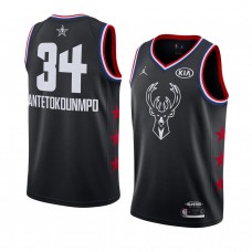 Milwaukee Bucks Black Giannis Antetokounmpo 2019 All-Star Game Swingman Jersey Men's