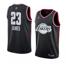 Los Angeles Lakers Black LeBron James 2019 All-Star Game Swingman Jersey Men's