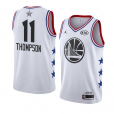 Golden State Warriors White Klay Thompson 2019 All-Star Game Swingman Finished Jersey Men