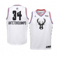 Milwaukee Bucks White Giannis Antetokounmpo 2019 All-Star Game Swingman Jersey Youth