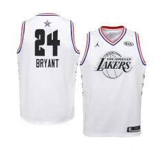 Los Angeles Lakers White Kobe Bryant 2019 All-Star Game Swingman Jersey Youth