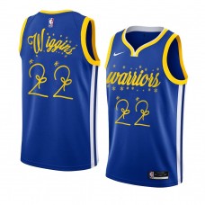 Men Golden State Warriors #22 Andrew Wiggins 2020 Christmas Night Royal Jersey