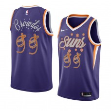 Men Phoenix Suns #99 Jae Crowder 2020 Christmas Night Purple Jersey