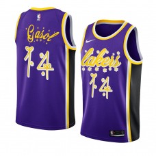 Men Los Angeles Lakers #14 Marc Gasol 2020 Christmas Night Purple Jersey