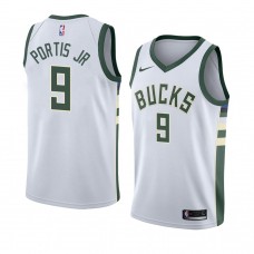 Milwaukee Bucks Bobby Portis White Association Jersey 2020 Trade