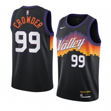 Phoenix Suns Jae Crowder Black City Jersey 2020 Trade