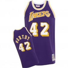 Mitchell & Ness Los Angeles Lakers James Worthy 1984-85 Authentic Road Jersey