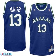 Steve Nash Dallas Mavericks Soul Swingman Throwback Jersey - Royal Blue