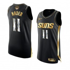 Phoenix Suns Abdel Nader 2021 NBA Finals Golden Edition Jersey Black