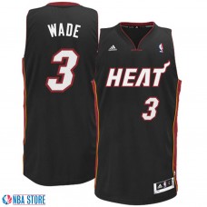 Dwyane Wade Miami Heat Revolution 30 Black Swingman Jersey