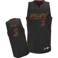 Miami Heat Dwyane Wade Camo Fashion Swingman Jersey