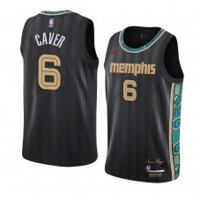 Black Memphis Grizzlies Ahmad Caver City Edition Jersey