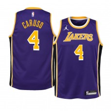 Alex Caruso Los Angeles Lakers Statement Jersey Purple