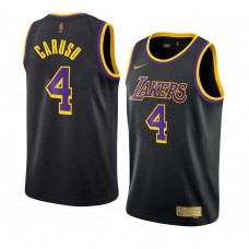 Los Angeles Lakers #4 Alex Caruso Earned Edition Swingman Jersey Black