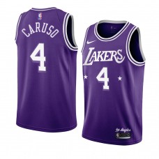 Los Angeles Lakers Alex Caruso 2021-22 City Edition Throwback 60s Jersey Purple