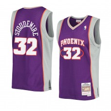 Phoenix Suns #32 Amar'e Stoudemire 2002-2003 Hardwood Classics Authentic Jersey Purple