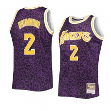 Los Angeles Lakers Andre Drummond Wildlife Hardwood Classics Jersey Purple