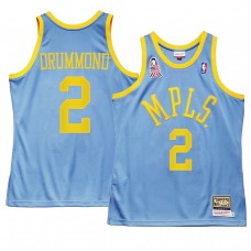 Los Angeles Lakers Andre Drummond MPLS Throwback Minneapolis 5x championship Jersey Blue