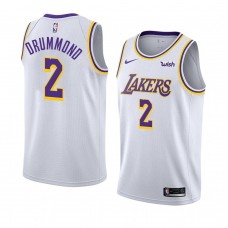 Los Angeles Lakers Andre Drummond Association Edition Swingman Jersey White