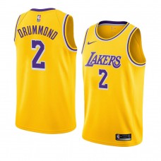 Los Angeles Lakers Andre Drummond Icon Edition Swingman Jersey Gold