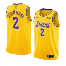 Los Angeles Lakers Andre Drummond Icon Edition Swingman Jersey Gold