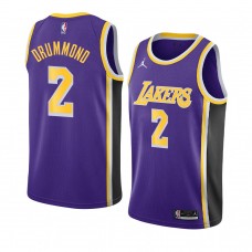 Los Angeles Lakers Andre Drummond Statement Swingman Jersey Purple