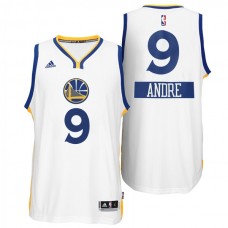 Golden State Warriors #9 Andre Iguodala Christmas Day X-mas Big Logo Swingman White Jersey