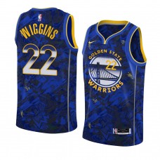 Golden State Warriors Andrew Wiggins Select Series Camo Jersey Royal