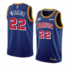 Golden State Warriors Andrew Wiggins Classic Edition 75th anniversary Jersey Blue