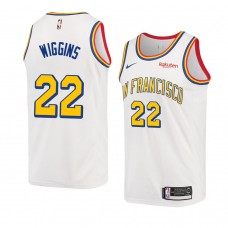 Andrew Wiggins Golden State Warriors Classic Edition Jersey Swingman Badge White