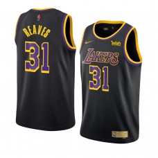 Lakers Austin Reaves Men's Earned Edition Jersey Black