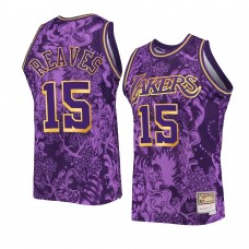 Austin Reaves Los Angeles Lakers Lunar New Year 2022 Jersey Purple Men