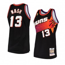 Phoenix Suns Steve Nash Black 1996 Hardwood Classics Jersey Authentic