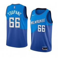 Milwaukee Bucks Axel Toupane City Edition Swingman Jersey Blue