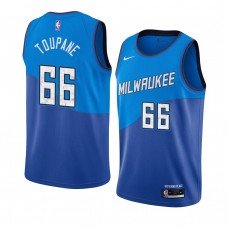 Milwaukee Bucks Axel Toupane City Edition Swingman Jersey Royal