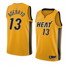 Bam Adebayo Miami Heat Earned Edition Jersey 2020-21 Yellow