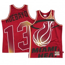 Miami Heat Bam Adebayo Blown Out Swingman Jersey Red