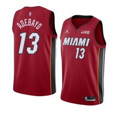 Miami Heat Bam Adebayo Statement Edition Jersey Swingman Red