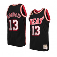 Miami Heat Bam Adebayo Hardwood Classics Throwback Jersey Black