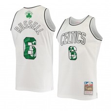 Bill Russell Celtics Hardwood Classics Swingman White Jersey