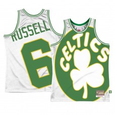 Boston Celtics Bill Russell Big Face 2.0 Swingman Jersey White