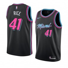 Men's Miami Heat #41 Glen Rice Black Vice Night Jersey