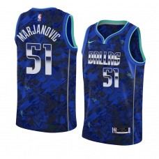 Dallas Mavericks #51 Boban Marjanovic Select Series Camo Jersey Royal