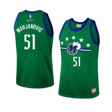 Dallas Mavericks Boban Marjanovic Hardwood Classics Fashion Jersey Green