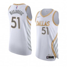 Boban Marjanovic Dallas Mavericks City Edition Authentic Jersey 2020-21 White