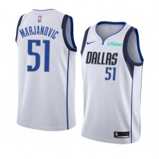 Dallas Mavericks Boban Marjanovic Association Edition Swingman Jersey White