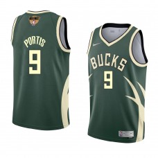 Milwaukee Bucks Bobby Portis 2021 NBA Playoffs Bound Jersey Green