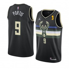 Bucks Bobby Portis 2021 NBA Finals Champions Statement Jersey Black