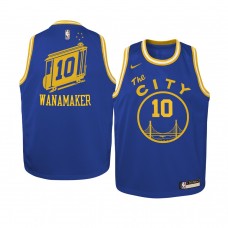 Brad Wanamaker Golden State Warriors Hardwood Classics Jersey Blue